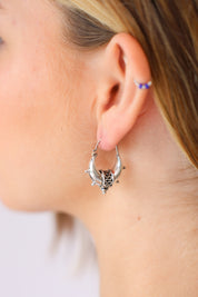 Elenti Ornate Hoops