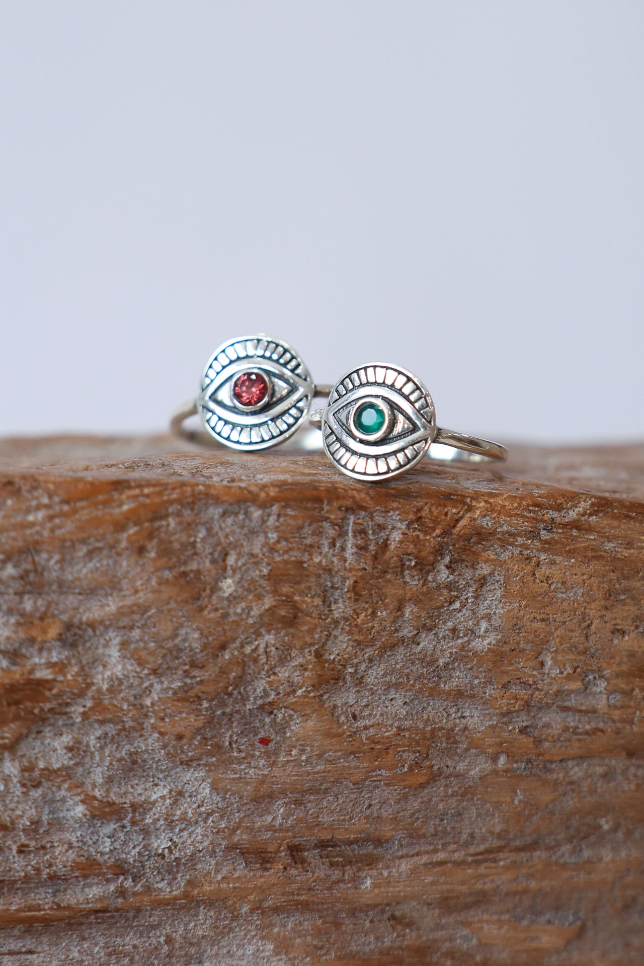 All Seeing Emerald Eye Ring
