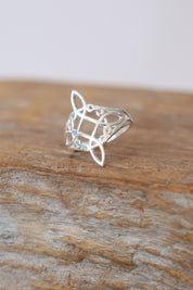 Zana Silver Ornate Ring