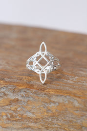Zana Silver Ornate Ring