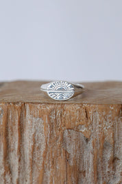 Sun and Moon Split Ring