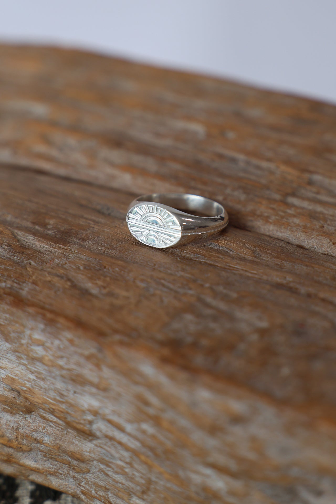 Sun and Moon Split Ring