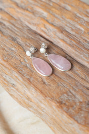 Clarice Rose Quartz Drops