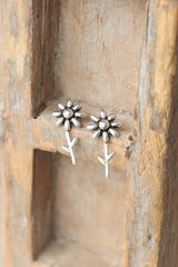 Daisy Long Stem Studs