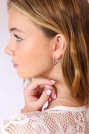 Amanda Silver Hoops