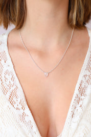 Luminary Rainbow Moonstone Teardrop Necklace