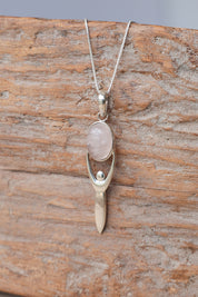 Praise Rose Quartz Pendant