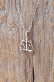 Silver Scales Pendant