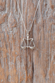 Silver Scales Pendant