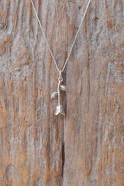 Rosette Drop Necklace