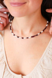 Nobella Garnet Necklace