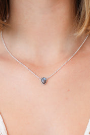 Labradorite Luminary Teardrop Necklace