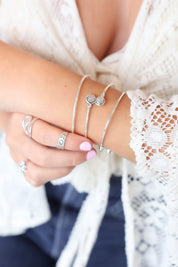 Fine Wrap Rose Quartz Bracelet