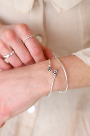 Amethyst Fine Wrap Bracelet