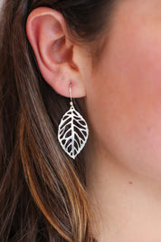 Leaf Cutout Earrings
