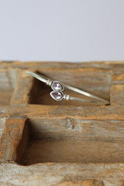 Amethyst Fine Wrap Bracelet