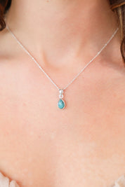 Turquoise Teardrop Pendant