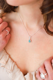 Turquoise Teardrop Pendant
