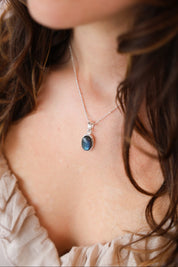 Labradorite Oval Pendant