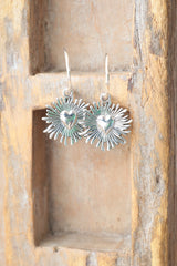 Sacred Heart Charm Earrings