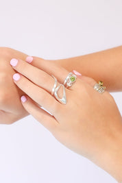 Pointed Swoop Ring
