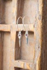 Tissa Amethyst Hoops
