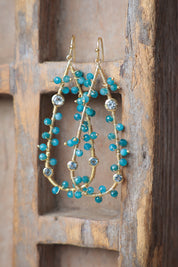 Blue Topaz Zeza  Earrings