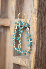 Blue Topaz Zeza  Earrings