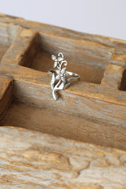 Long Stem Bouquet Ring