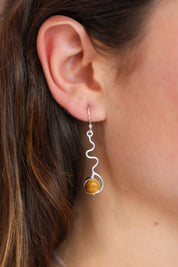 Tigers Eye Squiggle Drops