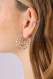 Swirl Curl Hoops