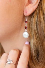 Avera Pearl Drop Earrings