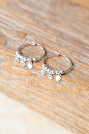 Heart Droplet Hoops