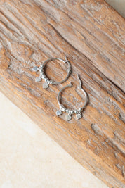 Heart Droplet Hoops