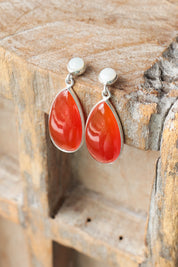 Clarice Carnelian Drops