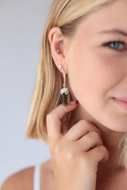 Bellflower Labradorite Earrings