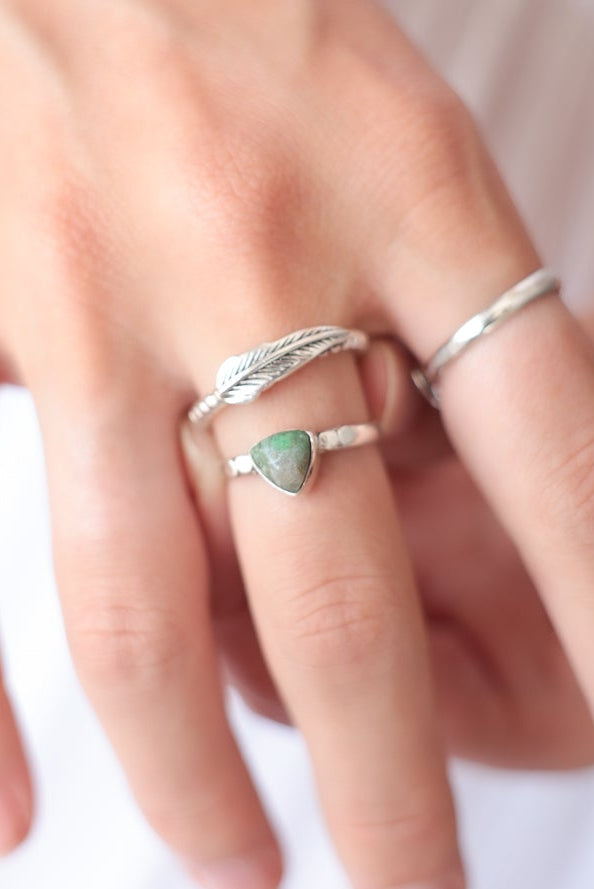 Briana Variscite Triangle Ring