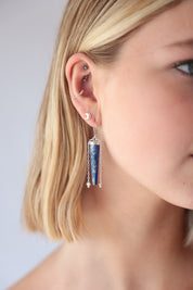 Lapis Spike Earrings