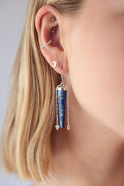 Lapis Spike Earrings