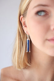 Lapis Spike Earrings