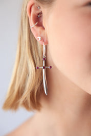 Rubii Sword Earrings
