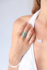 Mandala Varascite Ring