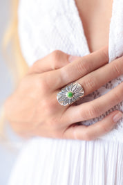 Mandala Varascite Ring