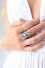 Mandala Varascite Ring