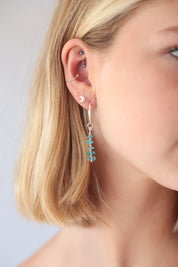 Gem Chip Drop Earrings