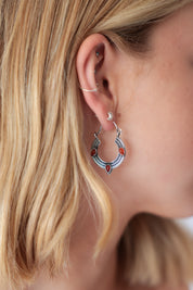 Xyla Carnelian Trio Hoops