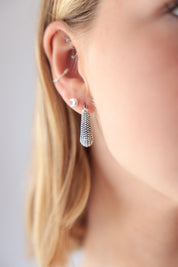 Naaz Dotted Wide Hoops