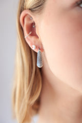 Naaz Dotted Wide Hoops