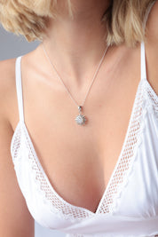 Double Sun Rays Pendant