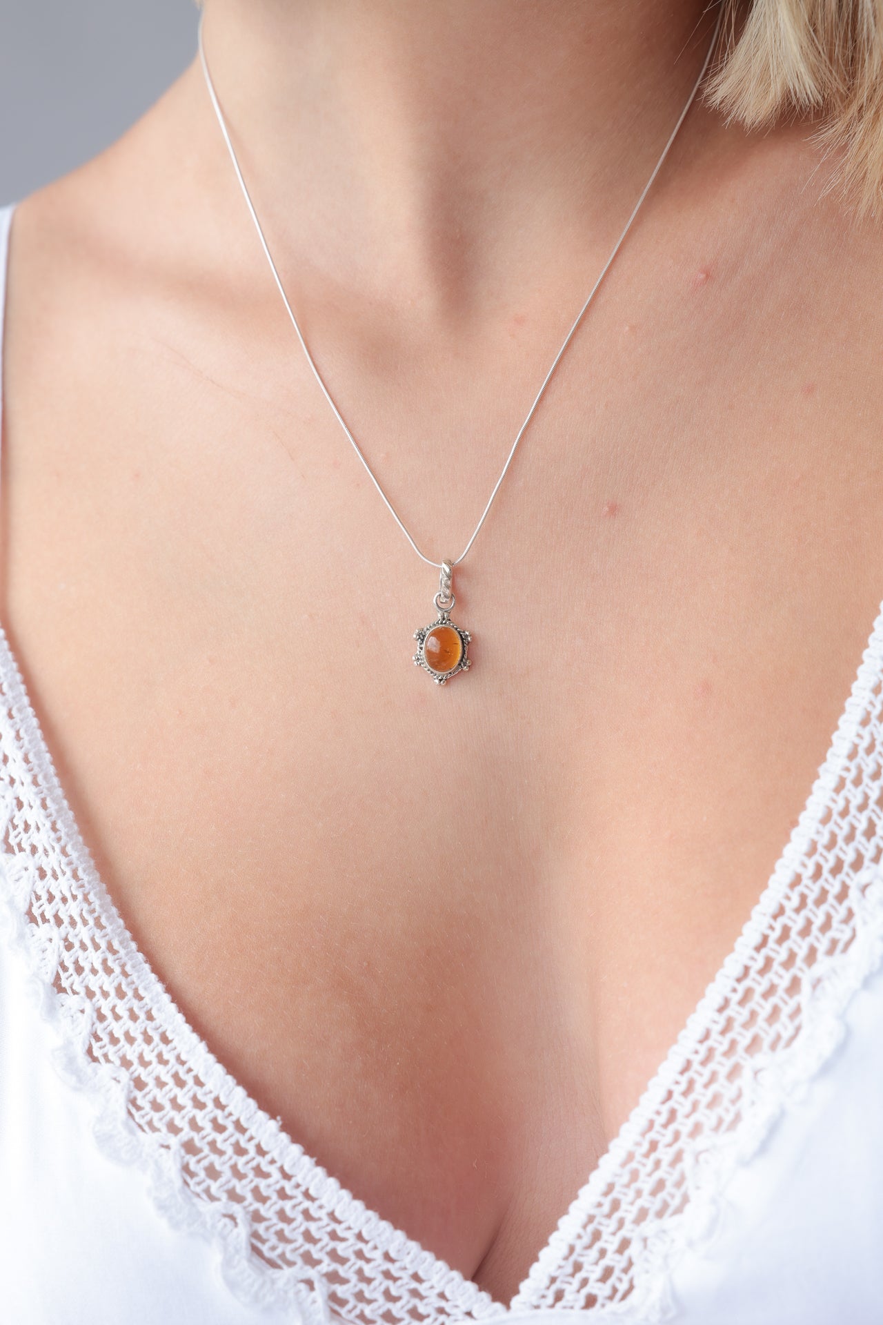 Miliana Amber Pendant